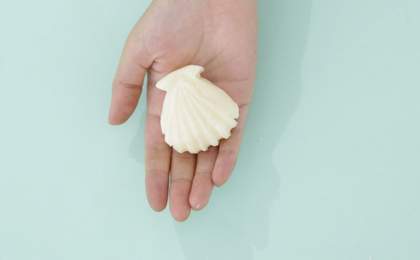 photograph of soap carving activity
