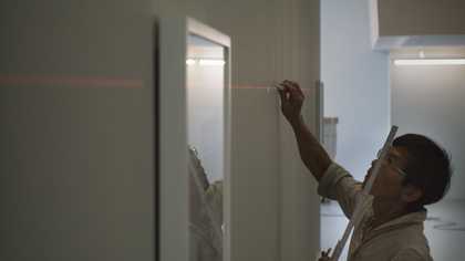 ​Hila Peleg, Sign Space 2016, film still. Courtesy the artist and Arsenal Distribution