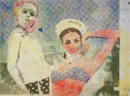 Sigmar Polke, Freundinnen (Friends) 1965-1966