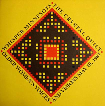 Suzanne Lacy, The Crystal Quilt (programme cover) 1987