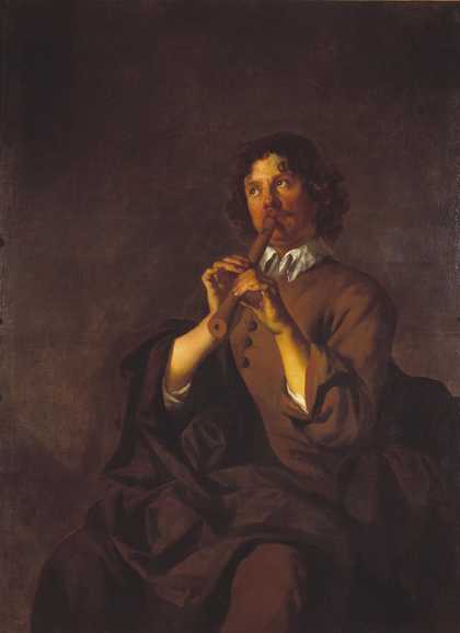 Fig.1 Sir Peter Lely Man Playing a Pipe c.1648 Tate T00885