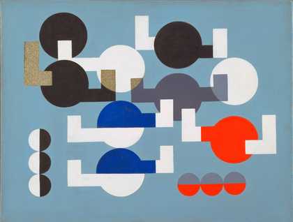 Sophie Taeuber-Arp Composition of Circles and Overlapping Angles 1930