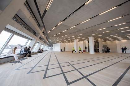Performers in the Tate Exchange space during the opening weekend of the new Tate Modern in 2016