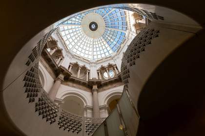 view of the rotunda ceiling 