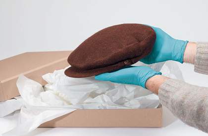 Scottie Wilson’s Walter Barnard & Son tweed cap in Tate Archive