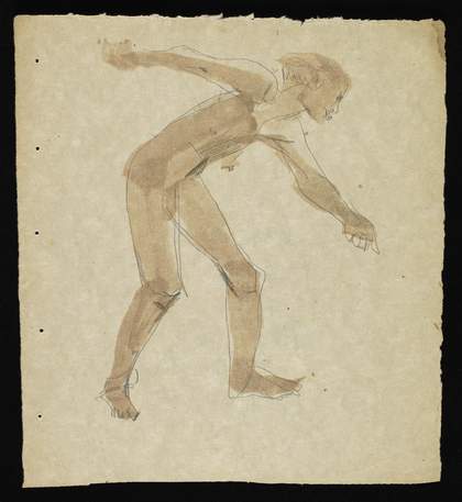 Felicia Browne Sketch of a nude figure