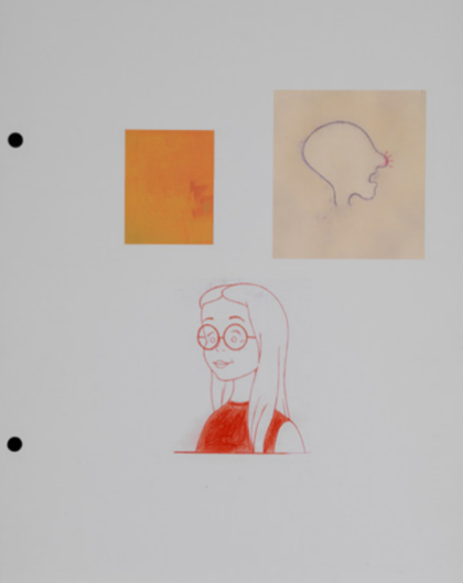 Robert Therrien Sore Nose, RED ROOM 2000-7