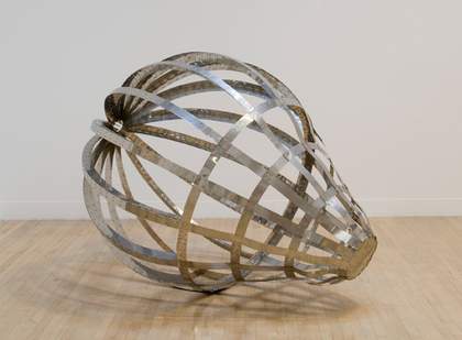Installation view of Turner Prize: A Retrospective exhibition showing For Those Who Have Eyes 1983 Richard Deacon's 