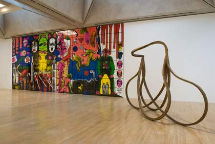 Installation view of Turner Prize: A Retrospective exhibition