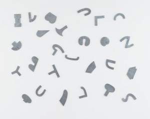 Richard Tuttle, 1966, Letters