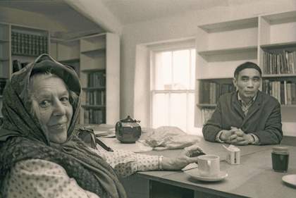 Winifred Nicholson and Li Yuan-chia in Cumbria, 1975