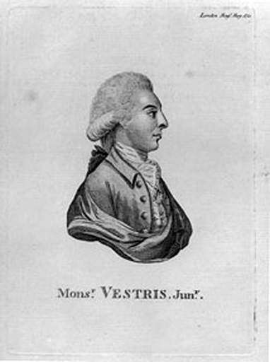 Unknown engraver ‘Mons.r VESTRIS, Jun.r.’