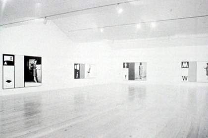 Victor Burgin Office at Night, 1986 Installed in Knight Gallery