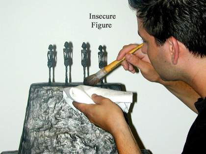 Fig.2 Alberto Giacometti, Four Figurines on a Base 