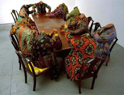 Yinka Shonibare Scramble for Africa  2003