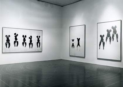 Installaton view of Two European Artists 1974