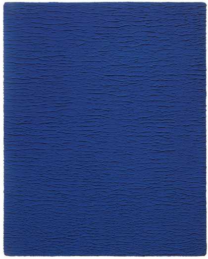 Yves Klein Untitled Monochrome Blue IKB 67 textured blue monochrome painting 