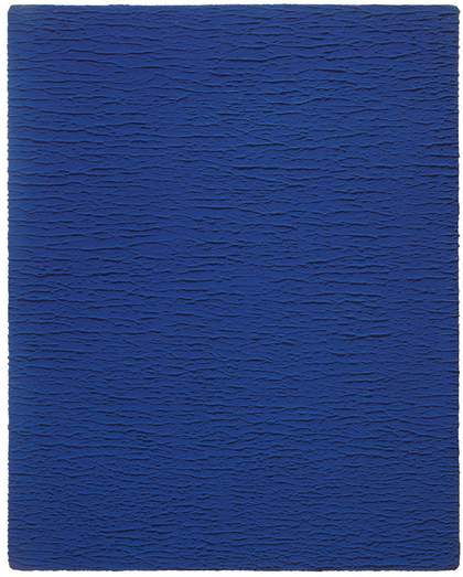 Yves Klein Untitled Monochrome Blue IKB 67 textured blue monochrome painting 