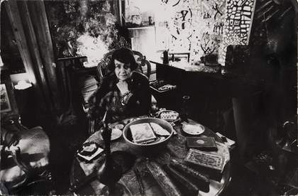 Zeid in her studio, Paris c.1960s